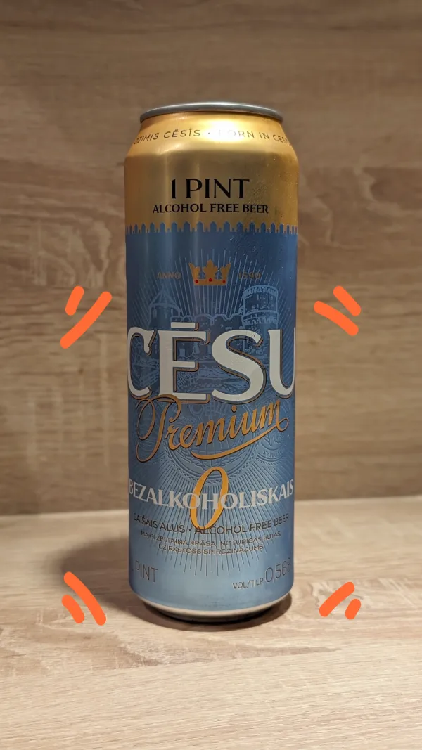 Cēsu Premium Bezalkoholiskais alus