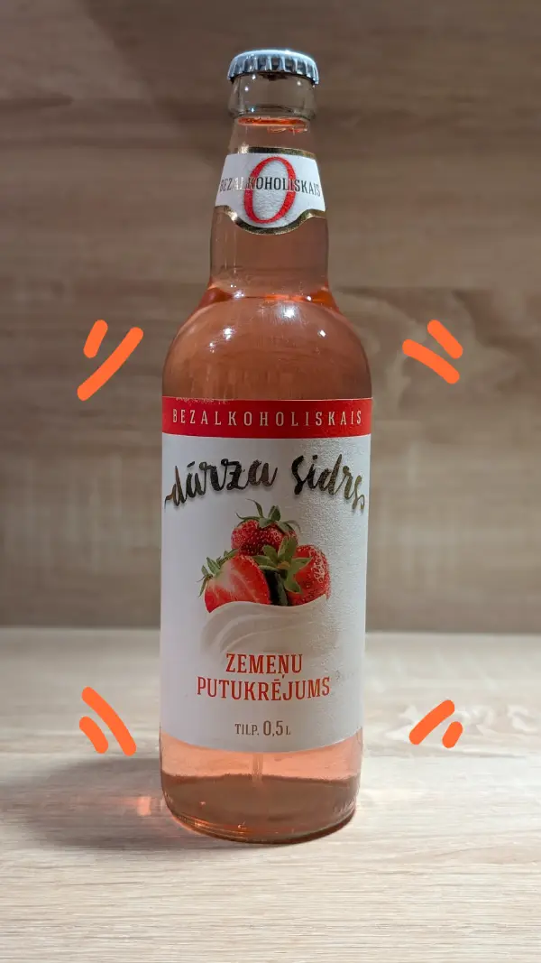 Dārza Sidrs Zemeņu Putukrējums
