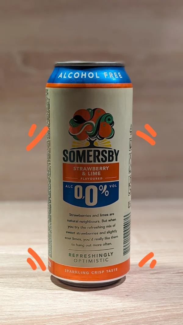 Somersby Strawberry & Lime, 0.5L
